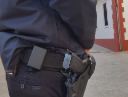S.I.R (Sistema integral de retención) cable de acero retractil vinculante para armas de fuego