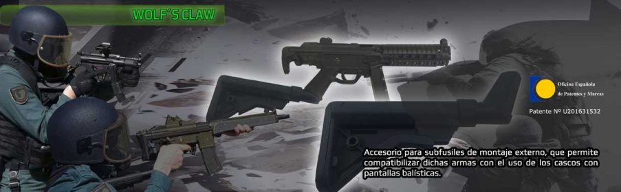 WOLFS CLAW  -  Accesorio para subfusiles de montaje externo